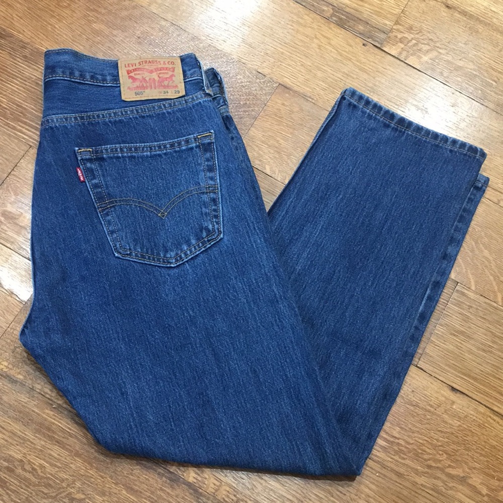 Levi's 505 Men's Blue Jeans size 34